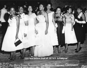 ... it's debut during Phi Beta Sigma Western Regional Conference in 1960