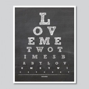 The Doors Song Lyrics Eye chart - 8 x 10 Digital Art Print Quote Art ...