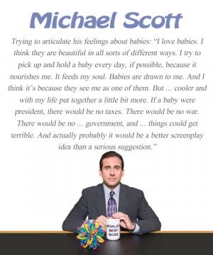 quotes from Michael Scott, taken from the office. Provided by Quote ...