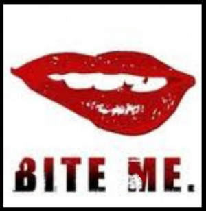 bite me  by Michael Moriarty | Redbubble
