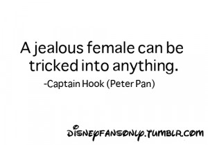 captain hook, disney, female, inspire, jealous, life, love, peter pan ...