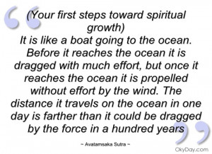 your first steps toward spiritual growth)