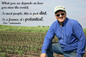 To most people, this is just dirt. To a farmer, it's potential!