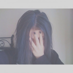 world sucks, so I made my own.~ #grunge #quote #coloredhair #color ...