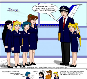 SailorSenshias Flight Attendants