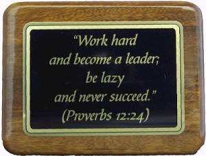 bible verses about success and hard work