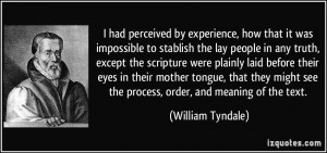 More William Tyndale Quotes