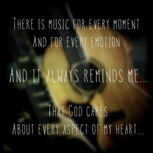 Music always reminds me...
