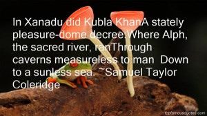 Kubla Khan Quotes
