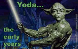Funny Pictures > Star Wars : Yoda ... The Early Years
