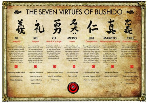 Virtues of Bushido: Japan, Martialart, Warriors, Menu, Encouragement ...