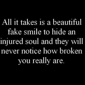 ... Sorrow Behind A Smile With These 29 Comforting #Fake #Smile #Quotes