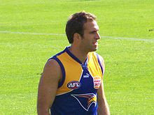 Judd on the field during the 2006 AFL Season