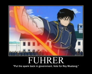 Roy Mustang for Fuhrer by MuzicLuverXP