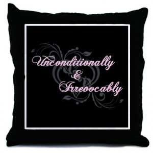 ... And Edward More Fun Stuff > Irrevocably In Love Twilight Throw Pillow