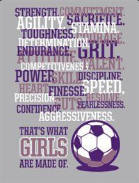 ... com: Girls Soccer T-Shirt: Girls are Made of Soccer: Sports & Outdoors