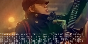 Patrick Stump Quote by liiishaa