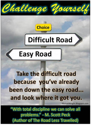 With total discipline we can solve all problems