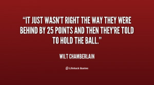 Wilt Chamberlain Quotes