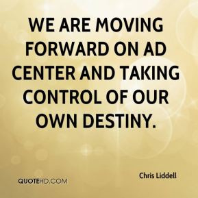 Chris Liddell - We are moving forward on Ad Center and taking control ...