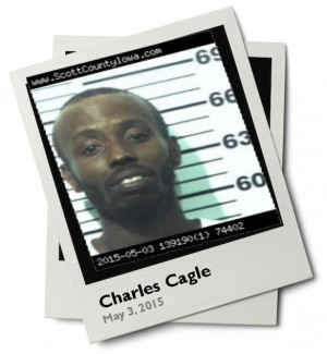 Photo Charles Cagle was arrested on May 3 2015 in Scott County Iowa