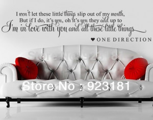 ONE-DIRECTION-LITTLE-THINGS-SONG-LYRIC-Wall-Art-Stickers-Decal-DIY ...