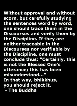 ... -them-in-the-discourses-and-verify-them-by-the-discipline-the-buddha