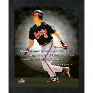 ... Wall Hangings > Baltimore Orioles Cal Ripken Jr. 12x15 Framed Photo