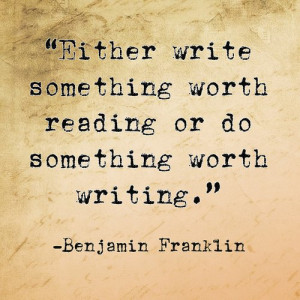 Writing Tips | Benjamin Franklin |Tumblr