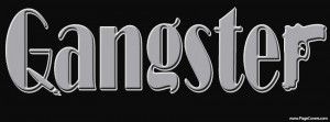 Gangster Logo Cover Comments