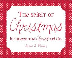 free 8x10 christmas quote the spirit of christmas is the indeed the ...