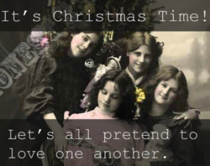Christmas Pretend To Love. Funny Christmas Cards. Sarcastic Christmas ...