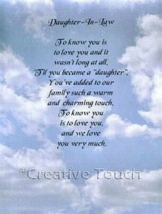 in law quotes | 155548342_poem-personalized-print-dear-daughter-in-law ...
