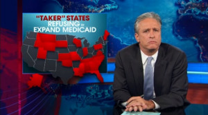 Jon Stewart Slams 'Moocher' States That Won't Expand Medicaid (VIDEO)