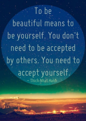 Accept yourself