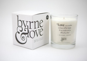 New in Store - Scented Candles by Byrne & Love
