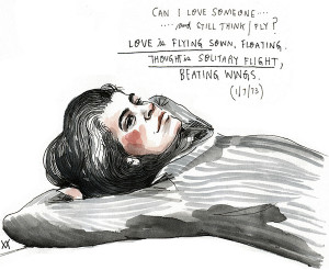 An Illustration Of Susan Sontag’s Poignant Thoughts About Love