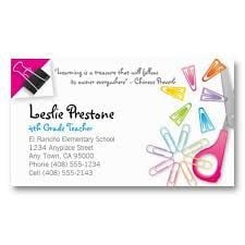 substitute teacher business card quotes - Google Search More