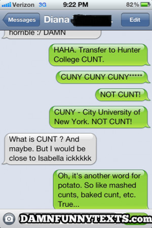 funny auto-correct texts - Explaining curse words to Germans