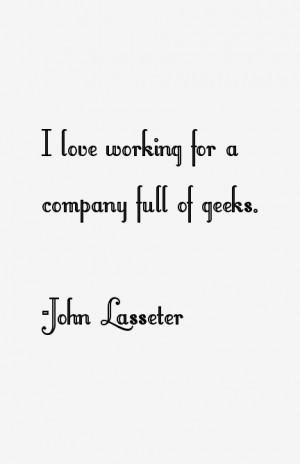 John Lasseter Quotes & Sayings