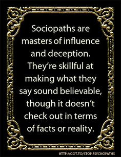 Sociopathic Influence More