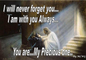 will not leave you comfortless: I will come to you. (John 14:18)