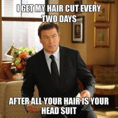 Jack Donaghy / Your hair is your head suit / 30 Rock More