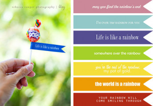 Rainbow Quotes For Kids Send in the kids lunches