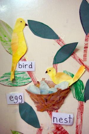 Preschool Bird Craft With Nest