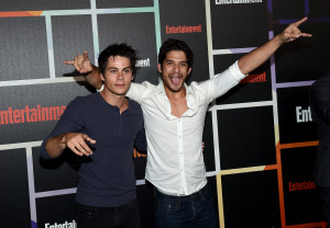 On Saturday, Teen Wolf stars Tyler Posey and Dylan O'Brien goofed ...