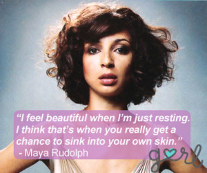 Maya Rudolph Quote Grey Background