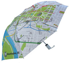 ... you can get your very own Washington DC Metro Subway Map Umbrella Map