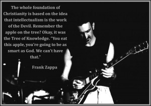 Frank Zappa Quotes Religion Here are a couple other zappa thoughts: