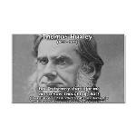 Thomas Huxley and Darwin Rectangle Sticker